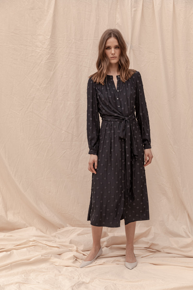 Claremont Midi Dress - Navy