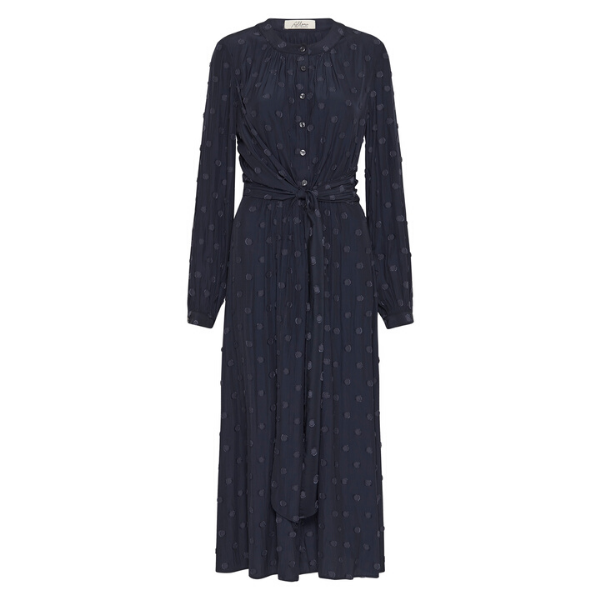 Claremont Midi Dress - Navy