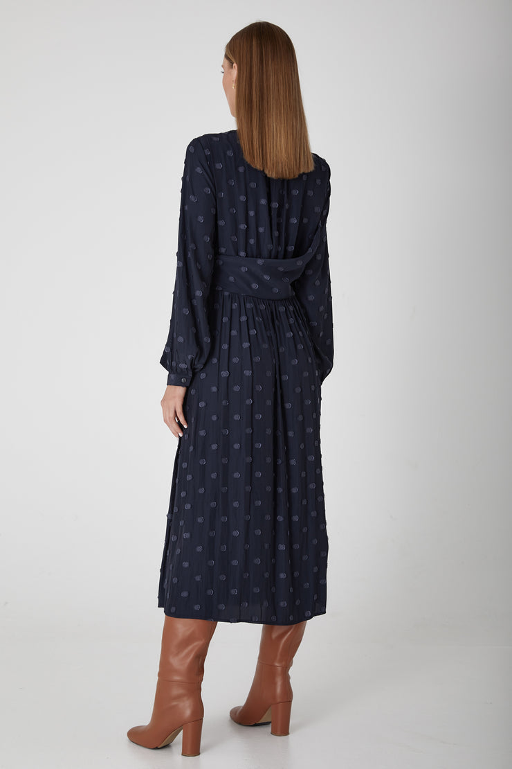 Claremont Midi Dress - Navy