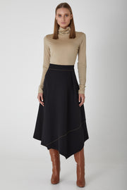 Palmer High Waisted Skirt - Black